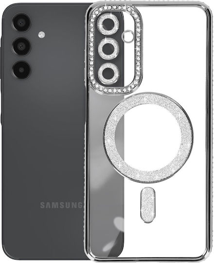 Avizar Diamond Case Samsung Galaxy A15 Magsafe Around Strass Black
