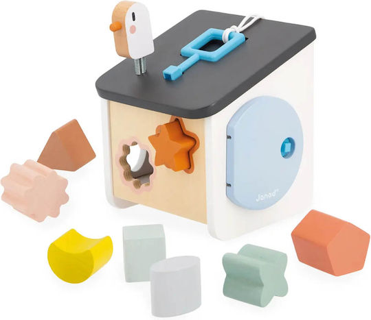 Janod Shape Sorting Toy made of Wood for 18++ Months
