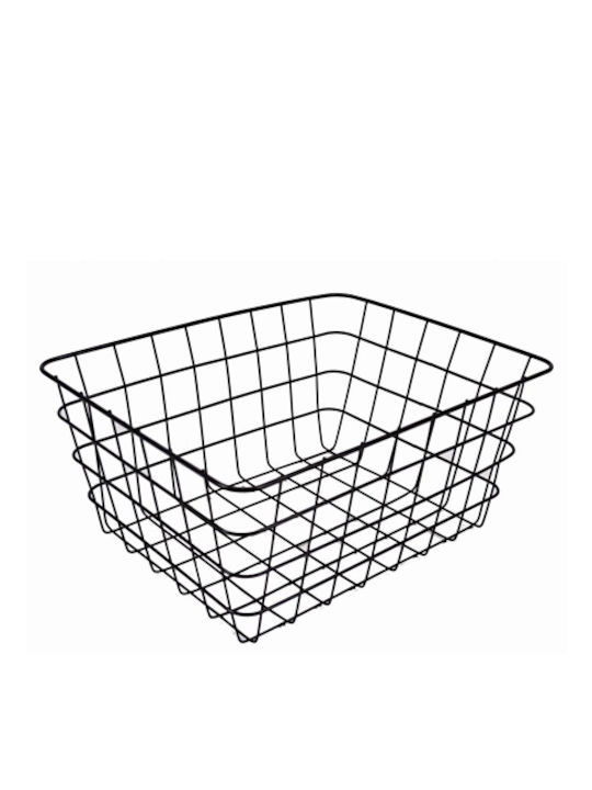 Sidirela Storage Basket Black 24x18x10cm 1pcs