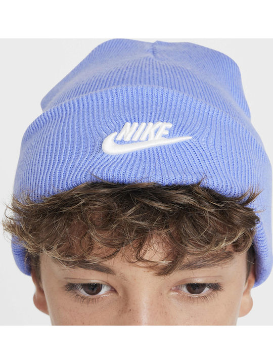 Peak Kids Beanie Knitted Light Blue