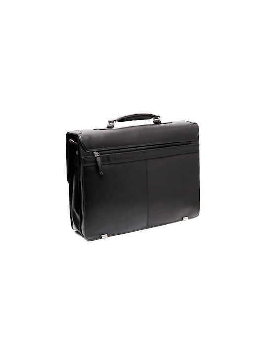 Piele Servietă pentru bărbați Negru C40.110100