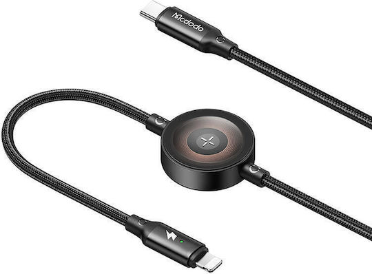 Cablu Mcdodo Ca-5680 2-în-1 Usb-c La Lightning + Încărcător Apple Watch 36w 1.5m