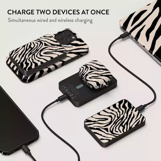 Burga MagSafe Power Bank 5000mAh 7.5W με Θύρα USB-C Gunmetal - Imperial