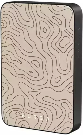 Burga MagSafe Power Bank 5000mAh 7.5W με Θύρα USB-C Gunmetal - Wild Terrain
