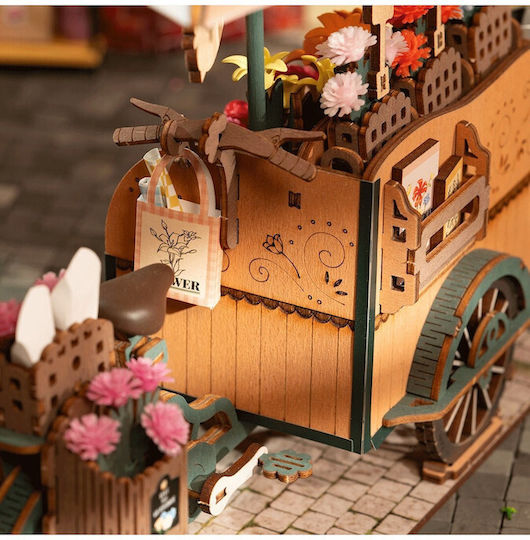 Rolife Παιχνίδι Κατασκευών Ξύλινo Robotime The Blossom Cart για Παιδιά 14+ Ετών
