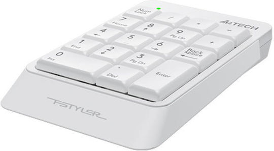 A4Tech FK13P Tastatură numerică Alb