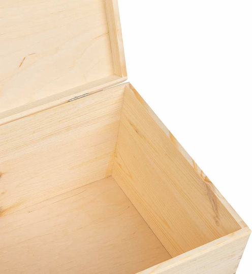 vidaXL Διακοσμητικό Μπαούλο Ξύλινο Καφέ 40x30x23εκ.