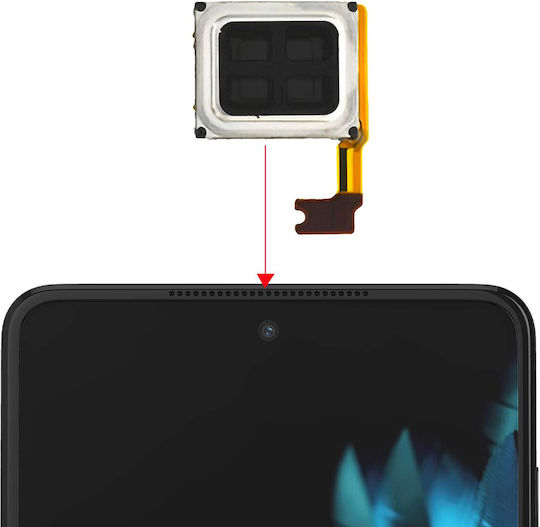Clappio Internal Speaker Oppo Find N2 Flip Earphone Black