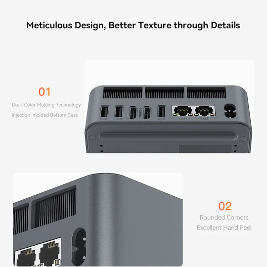 Beelink EQR6 Mini PC (Ryzen 9 6900HX/24GB DDR5/1TB SSD/W11 Pro)