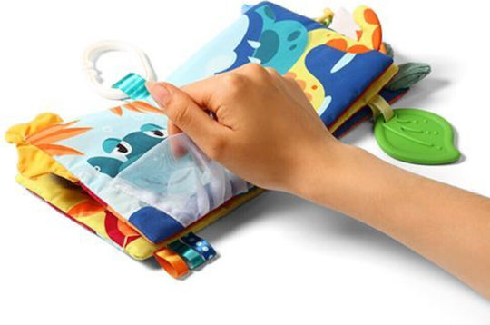 Babyono Activity Book Forest Trip First Book Fabric with Sounds for Newborns