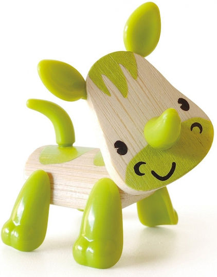 Hape Животинче Mini Mals Rhino от дърво за 36++ месеца