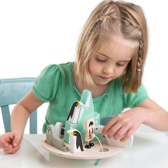 Tender Leaf Toys Stacking Toy Polar Circle made of Wood for 36++ Months