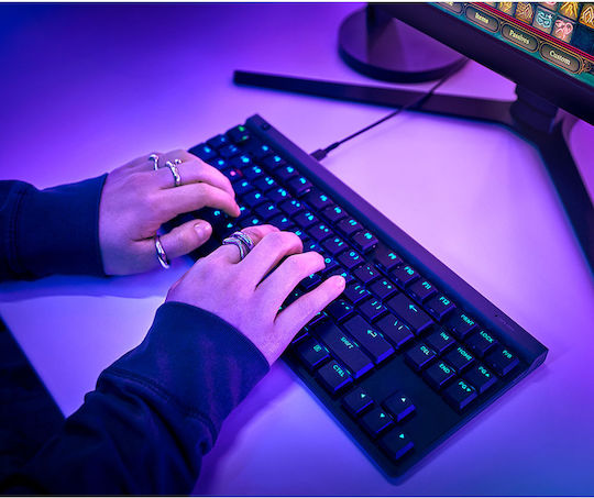 Logitech G G515 Gaming Tastatură Mecanică Tenkeyless cu GL Clicky comutatoare și iluminare RGB (Engleză US)