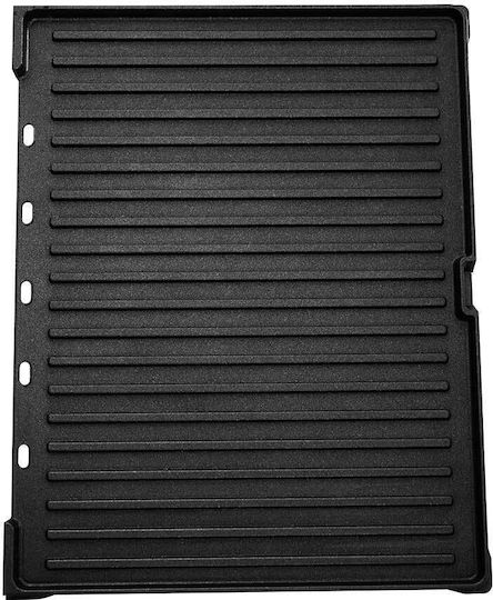 Gastroback Tabletop Grătar Electric Placă Netedă și Striată 2000W cu Termostat Reglabil 42bucx28buccm