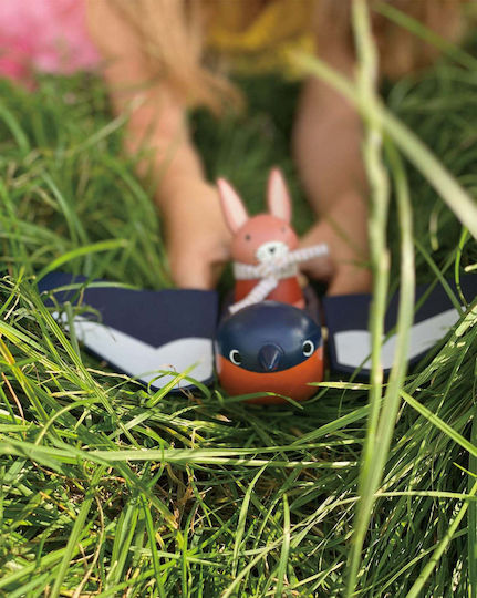 Tender Leaf Toys Animal Swallow And Rabbit made of Wood