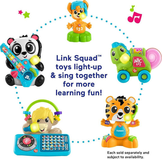 Fisher Price Animal Link Squad Tiger the Singer with Music and Sounds for 9++ Months
