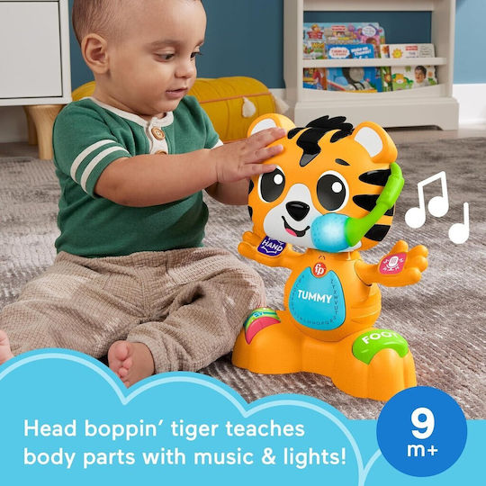 Fisher Price Animal Link Squad Tiger the Singer with Music and Sounds for 9++ Months