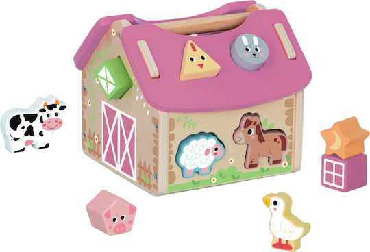 Tooky Toys Shape Sorting Toy made of Wood