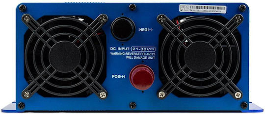 Volt Polska Car Inverter 2500W to Converter 24V DC in 230V AC with 1xUSB