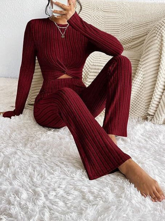 Damen Rot Set mit Hose