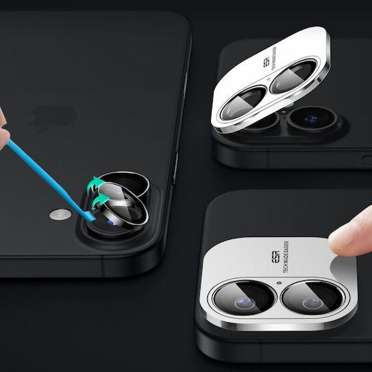 ESR Armorite Camera Protection Tempered Glass Black for the iPhone 16, iPhone 16 Plus
