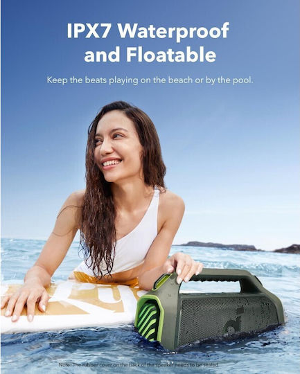 Anker Soundcore Boom 2 Plus Waterproof Bluetooth Speaker 140W with Battery Life up to 20 hours Green