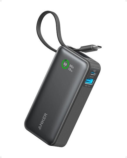 Anker Nano 545 Power Bank 10000mAh 30W με Θύρα USB-A και Θύρα USB-C Power Delivery Μαύρο