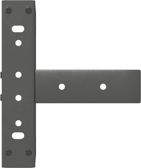vidaXL Metallic Furniture Leg 2 Pieces Suitable for Table / Coffee Table / Office Anthracite