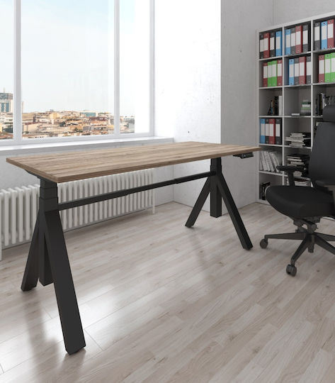 Electric Adjustable Desk Frame Action Desk Ypsilon Black 1075 1790x715x710 1170mm