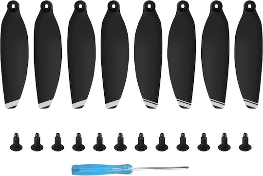 Sunnylife Propellers for DJI Mavic Mini / Mini 2 8 Pieces for DJI Mini SE / Mini 2 / Mini 2 SE (Silver)