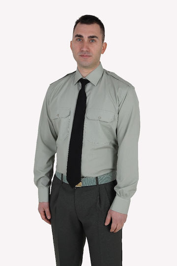 Men's Greek Army Winter Custom Military Shirt