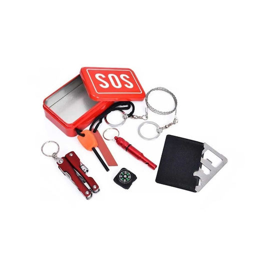 Survival Kit with Whistle and Sparkler