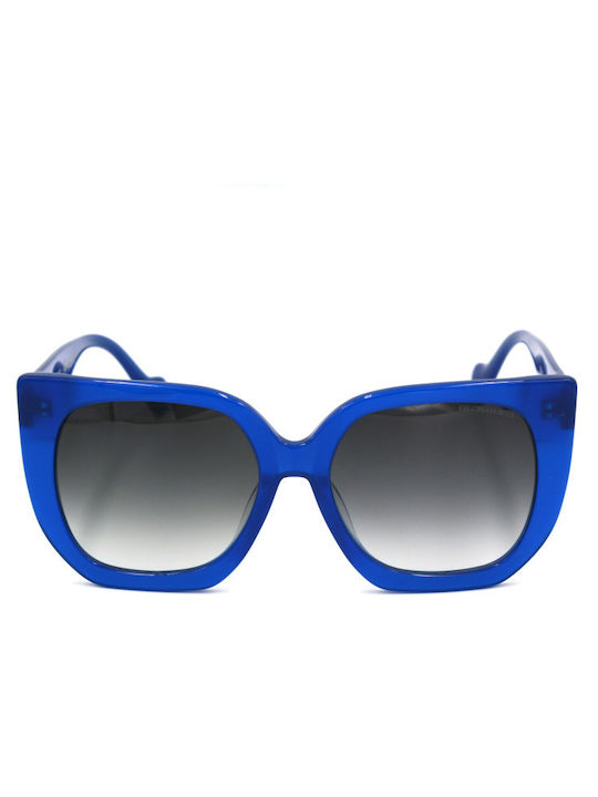 Kreuzbergkinder Xenia Sunglasses Blue with Acetate Frame & Gray Lens Kreuzbergkinder Xenia Sunglasses Blue with Acetate Frame & Gray Lens