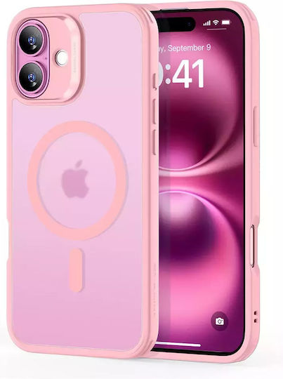 ESR Classic Hybrid Halolock Back Cover Silicone Durable Pink (iPhone 16)