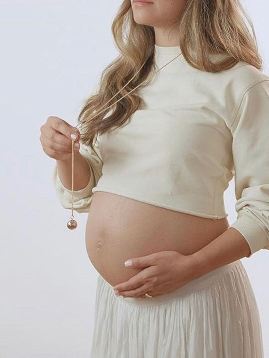 Babylonia Bola Pearl Leaf Κολιέ από Ασήμι Babylonia Bola Pearl Leaf Κολιέ από Ασήμι