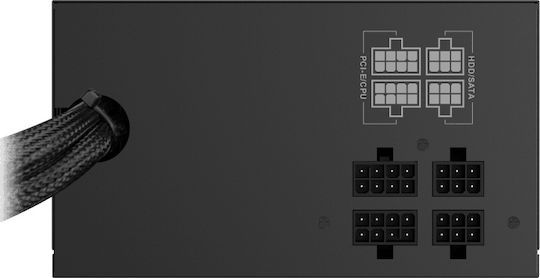 Powertech 700W Μαύρο Τροφοδοτικό Υπολογιστή Semi Modular (PT-1311)