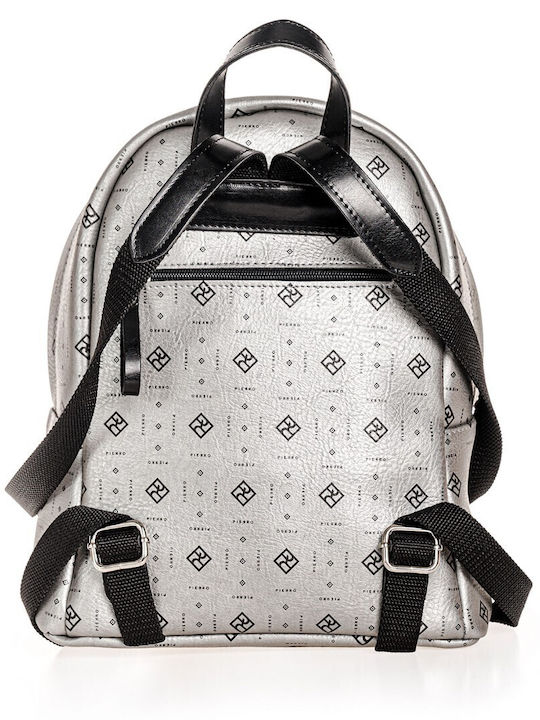 Pierro Accessories Women's Bag Backpack Silver