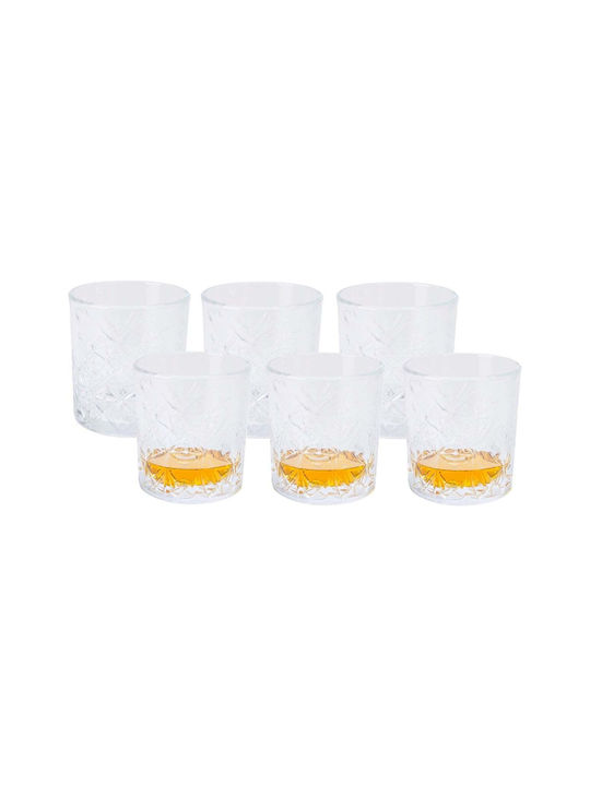 Excellent Houseware Σετ Ποτήρια Κοκτέιλ/Ποτού από Γυαλί 340ml 6τμχ
