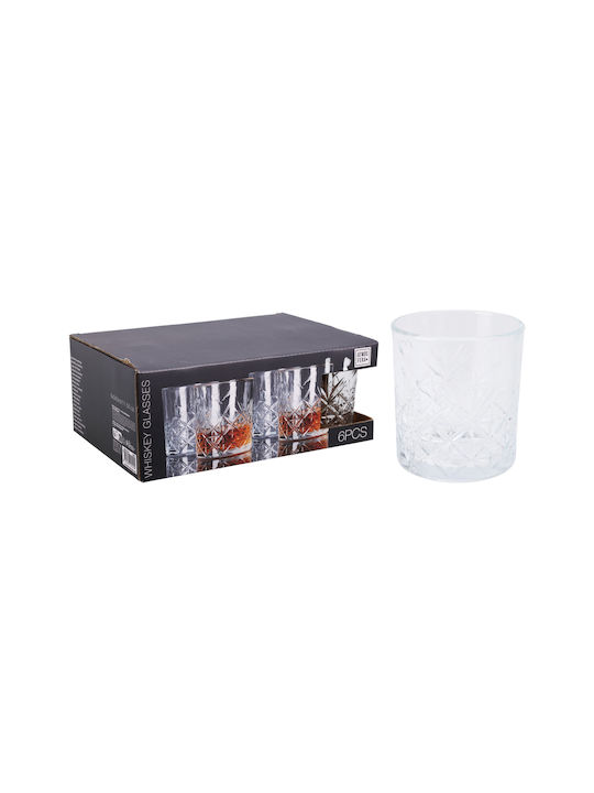 Excellent Houseware Σετ Ποτήρια Κοκτέιλ/Ποτού από Γυαλί 340ml 6τμχ