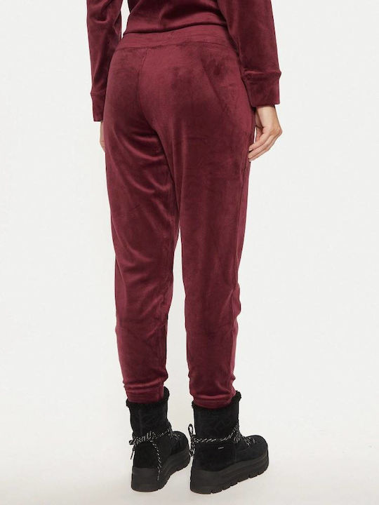 DKNY Sweatpants Burgundy