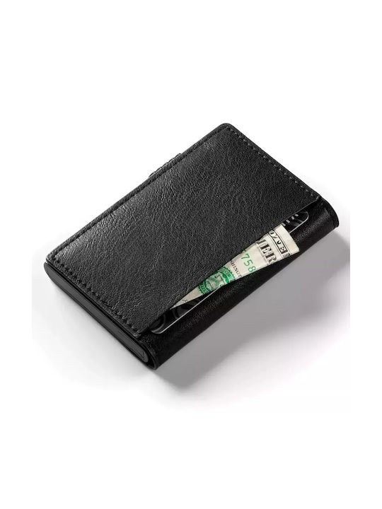 Ανδρικό Πορτοφόλι Καρτών με RFID Καφέ
