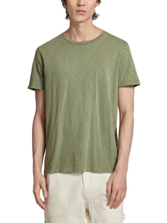 Superdry D2 Stud Crew Neck Slub T-shirt Green