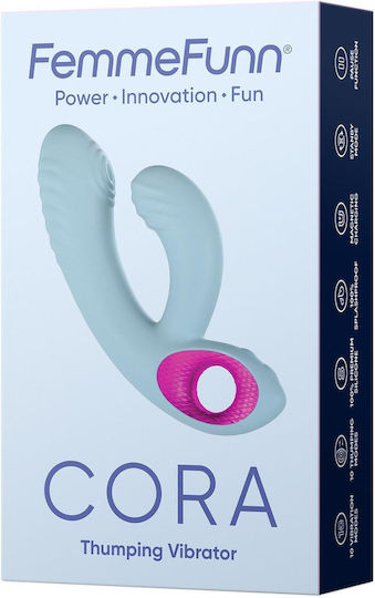FemmeFunn FemmeFunn G-Punkt Vibrator mit Fernbedienung Hellblau