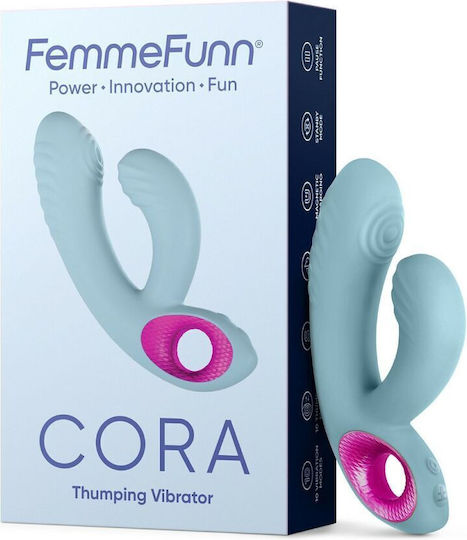 FemmeFunn FemmeFunn G-Punkt Vibrator mit Fernbedienung Hellblau