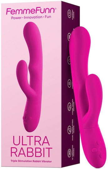 FemmeFunn Δονητής Rabbit Ροζ