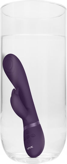 Vive Cato Δονητής Rabbit 21cm Purple