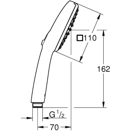 Grohe Vitalio Comfort 110 Telefon de duș
