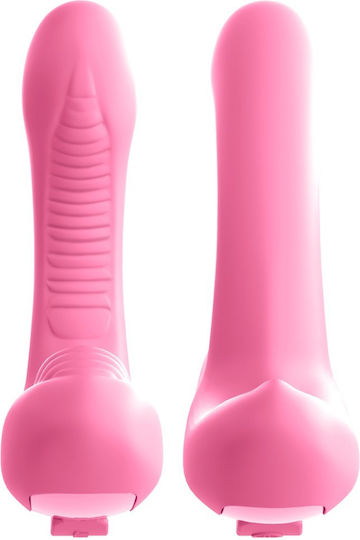 Pipedream 3Some Rock Nl Grind Vibe Silicone Vibrator Vibrator G-Spot with Remote Control 6.8cm Pink