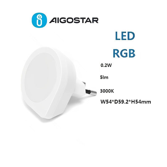 Aigostar LED Night Light with Photocell Light 1pcs