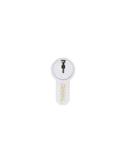 Thirard Lock Cylinder Security 70mm (35-35) with 3 Keys White